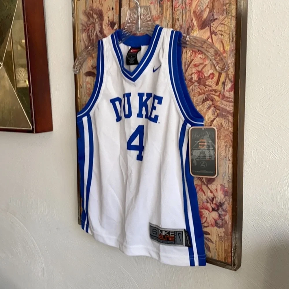 DUKE BASKETBALL JERSEY NIKE TEAM DUKE BLUE DEVILS NWT BASKETBALL JERSEY KIDS 6 - Picture 10 of 10